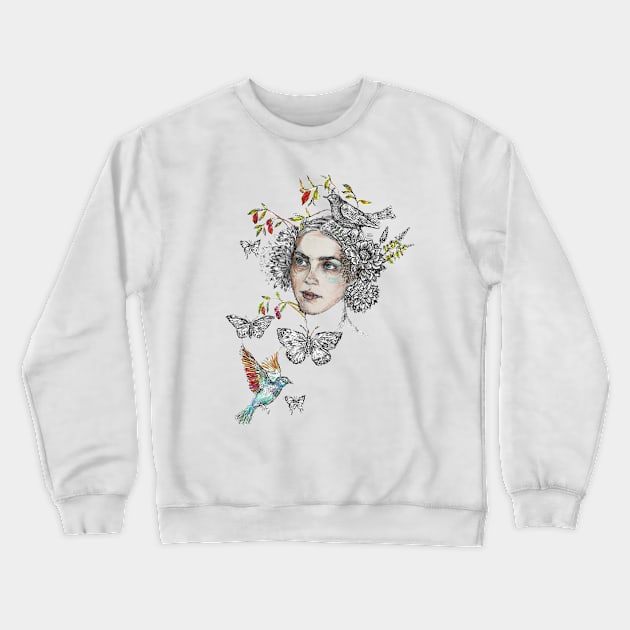 Welcome to my garden. Crewneck Sweatshirt by FanitsaArt